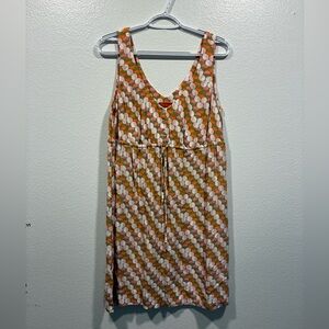 Tommy Bahama Vibrant Pink and Orange Mini Dress